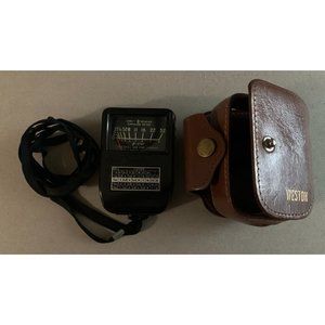 1940's Vintage Weston Light Exposure Meter Model 853 w/ Leather Case